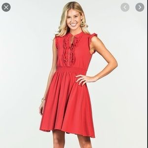 EUC Matilda Jane Women’s One Way Red Dress SZ L